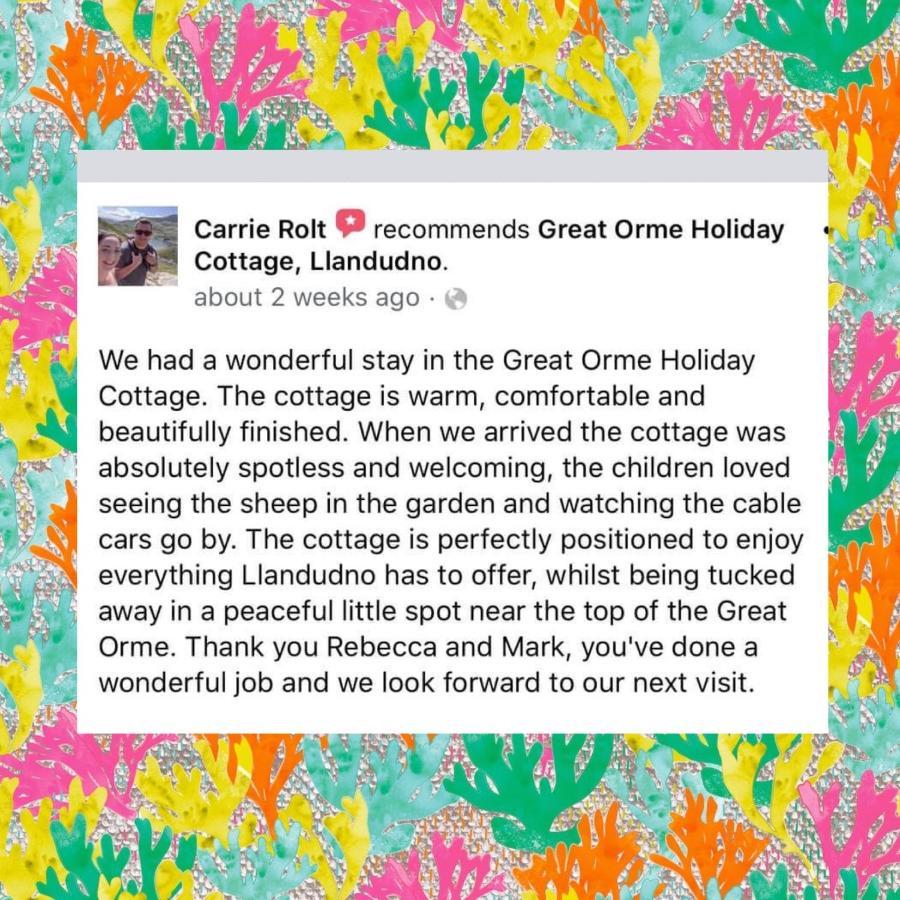 Great Orme Cottage, The Great Orme, Llandudno Exteriér fotografie