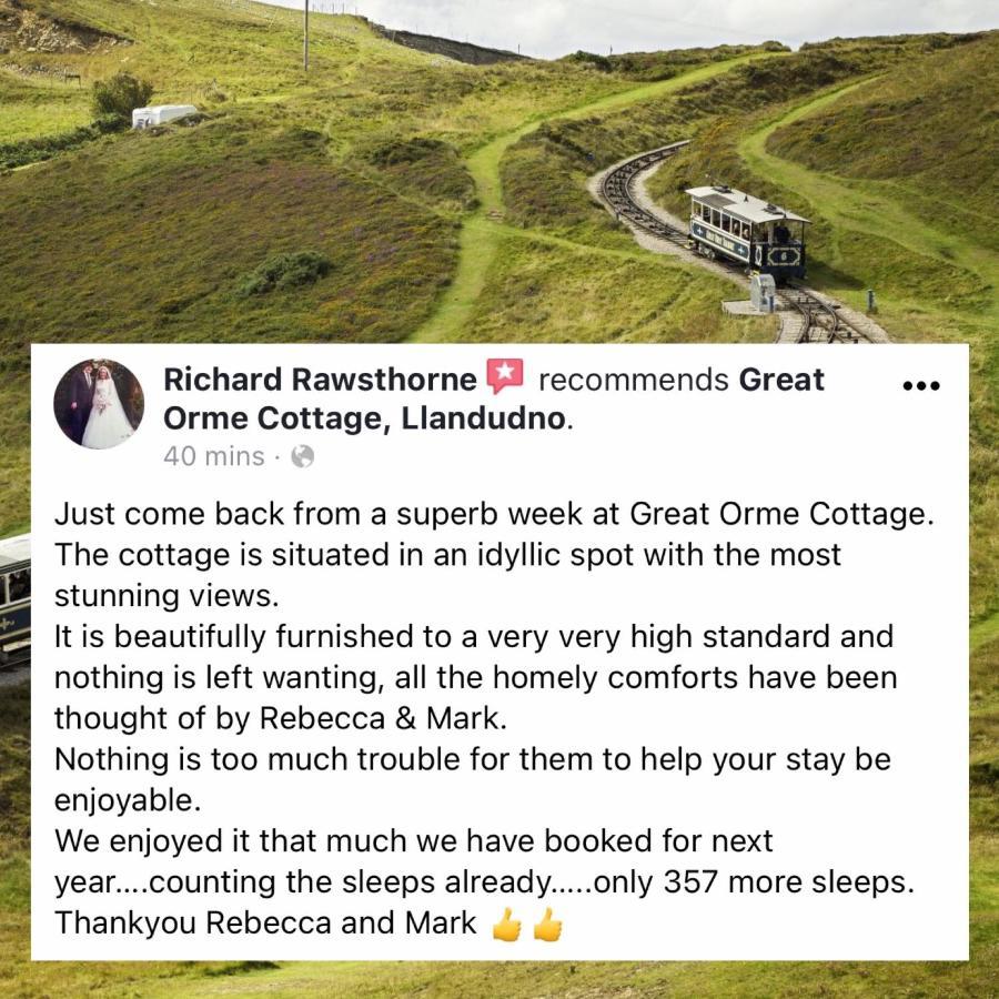 Great Orme Cottage, The Great Orme, Llandudno Exteriér fotografie